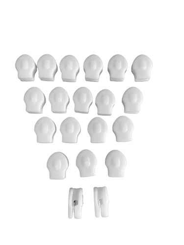 Schieber Bettwäsche Reißverschluss Ersatz Spirale 3-4mm 20 Stück o. Griffplatte