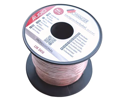 Produktbild LSK3410 055 SCHWAIGER Lautsprecherkabel, Rolle, 10m Sonderposten