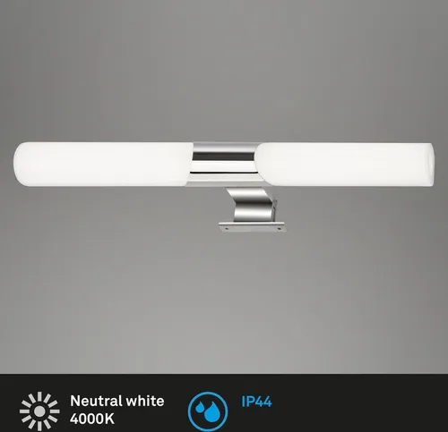 LED Spiegelleuchte 12W chrom 47cm