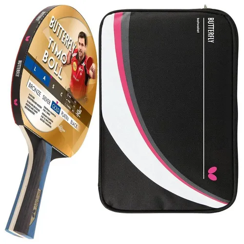 Timo Boll Gold 85021 Tischtennisschläger mit Drive Case II von Butterfly