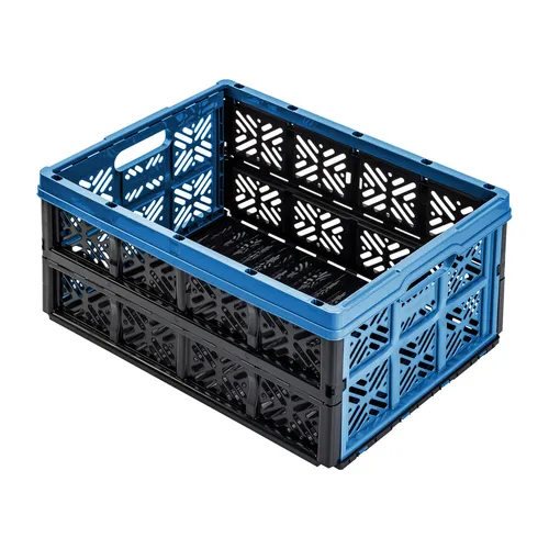 Keeeper IDA Klappkorb 32 l - Blau , Faltbar & Praktisch