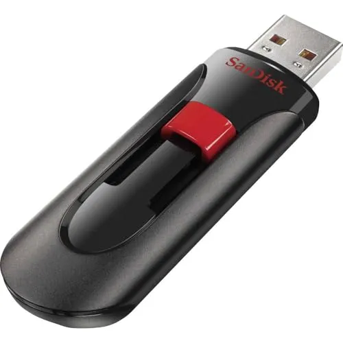 SanDisk Cruzer Glide 2.0 USB-Flash-Laufwerk 128 GB (Teilen, Speichern und Schützen von Dateien, SecureAccess Software, 128-bit AES Verschlüsselung, Kennwortschutz)