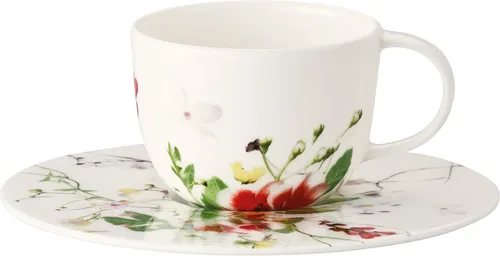 Rosenthal Brillance Fleurs Sauvages Espressotasse 2tlg. - Thermobehälter aus hochwertigem Premium-Bone China, vereint Eleganz und Modernität mit einem einzigartigen Wildblumen-Dekor für ein stilvolles Kaffeevergnügen.