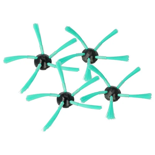 vhbw 4x Seitenbürste kompatibel mit Vorwerk Kobold VR300, VR-300, VR-200, VR200, VR7 Saugroboter