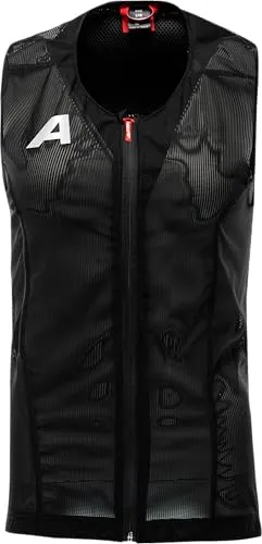 Alpina PROSHIELD JUNIOR Vest - Flexibler, Atmungsaktiver & Individuell Einstellbarer Rückenprotektor Für Kinder, Black, 164