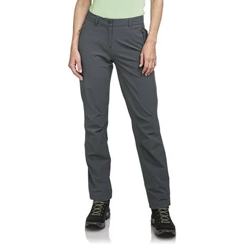 Schöffel Damen Pants Engadin1 - strapazierfähige Outdoor Hose - Wanderhosen mit wasserabweisender Funktion, verstellbarem Bund und kühlendem Tragegefühl dank S.Café ICE-CAFÉ Technologie für höchsten Komfort.