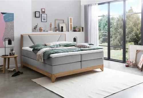 Belanoti Riviera Boxspringbett 160x200 in grau von Belanoti