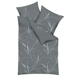 Kaeppel Bettwäsche Organic, Mako-Satin, 2 teilig - Bettwäsche-Sets aus 100% Baumwolle im eleganten Dessin Organic, pflegeleicht und mit praktischem Reißverschluss, ideal für einen erholsamen Schlaf.