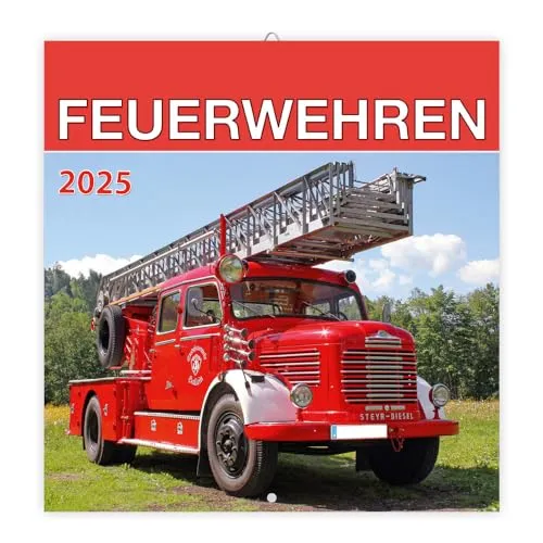 Trötsch Broschürenkalender Feuerwehren 2025: Wandplaner