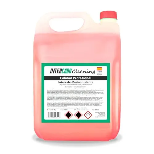 Intercabo Cleaning Spülmaschinenreiniger 5L - Entkalkung & Reinigung für Kaffee- & Espressomaschinen – Effektiver Kalklöser für Industrie und Gastronomie, entfernt zuverlässig Ablagerungen aus Spülmaschinen und Küchengeräten.