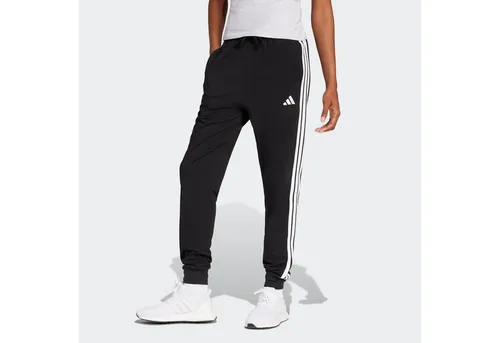 adidas Damen Essentials 3-Stripes Jogger Pants - Stylische Trainingshose für Damen - Trainingsbekleidung mit schmalem Schnitt, hohem Bund und praktischen Seitentaschen für optimalen Komfort und Bewegungsfreiheit.