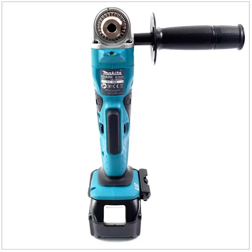 Makita DDA 350 RMJ 18V Akku Winkelbohrschrauber - Akkuschrauber mit 2x4,0 Ah Lithium-Ionen Akkus, ideal für präzises Arbeiten in engen Räumen, inklusive Ladegerät und Koffer für einfachen Transport.