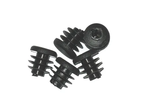 Walter Bethke GmbH & Co. KG Anhänger 10x Lamellenstopfen Rundrohrstopfen Ø 18 mm (Außen) SCHWARZ