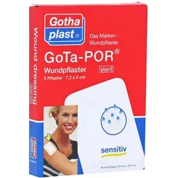 Gota-por Wundpflaster 5x7,2 cm steril 5 St