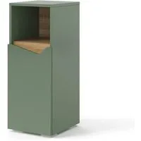 Vicco Midischrank Marelle, Grün/Artisan – Moderner Stauraum - Midischrank in modernem Design, ideal für platzsparende Aufbewahrung mit 1 Tür und offenem Fach. Perfekt für jedes Zuhause!