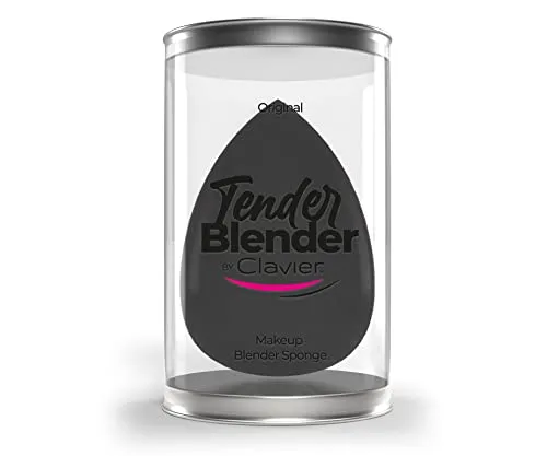 Make Up Schwamm Clavier Tender Blender, Beauty Blender Schmink Schwamm Blending Sponges Cosmetic für Flüssige Foundation und Puder, Geschenk für Frauen (Schwarz)