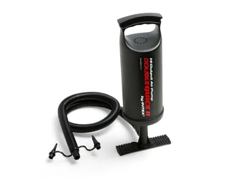 Luftpumpe Luftmatratze Schlauchboot Double Quick System 1 Bewegung 2 x gepumpt