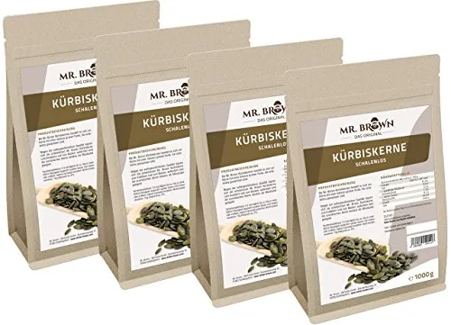 Kürbiskerne ShineSkin, natur, schalenlos, zum Backen, Kochen und Garnieren 4 kg