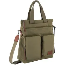 camel active Sky Schultertasche L 29 cm - Modische Umhängetasche aus robustem Nylon, ideal für aktive Damen. Mit verstellbarem Riemen und praktischen Fächern für optimalen Komfort beim Shopping.