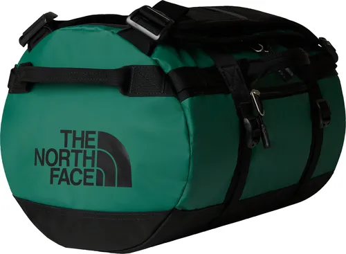 The North Face Base Camp Duffel - XS Evergreen/TNF Black - Robuste Duffel-Tasche mit 31 Litern Volumen, unzerstörbar, wasserabweisend und ideal für jedes Abenteuer. Praktische Features wie abnehmbare Schultergurte und durchdachte Organisation machen sie zum perfekten Begleiter.