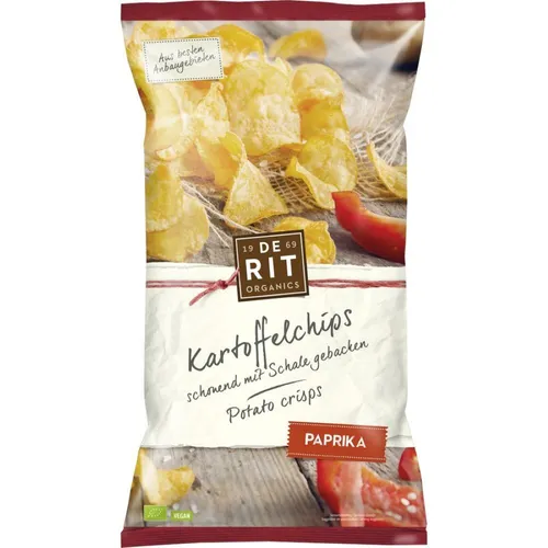 Kartoffelchips - Paprika 125g | DE RIT