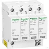 Schneider A9L16482 Kombiableiter Typ 1+2 - Acti9 iPRD1 12.5r, 3P+N, 400V AC, Imax 50kA, steckbare Schutzmodule für optimalen Überspannungsschutz
