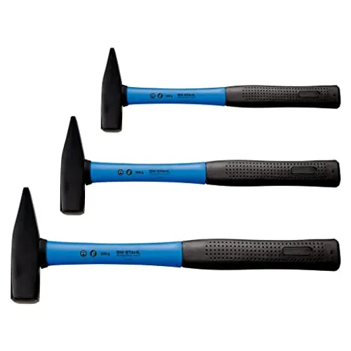 SW-STAHL Schlosserhammer 50430L - Premium Schlosserhammer mit GFK-Griff, ideal für präzise Arbeiten und hohe Langlebigkeit, Gewicht: 2,5 kg, perfekt für professionelle Anwendungen.