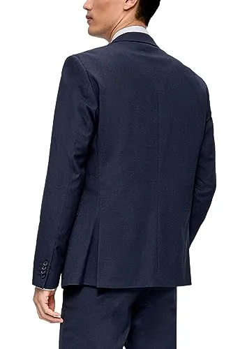 s.Oliver Baumwollsakko Indoor-Sakko 48 - Elegantes Business-Sakko in Größe 48, aus hochwertiger Baumwolle mit optimalem Tragekomfort, ideal für formelle Anlässe.