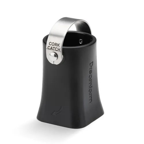 DREAMFARM Sekt- und Champagnerflaschenöffner CHAMPOP in schwarz von DREAMFARM