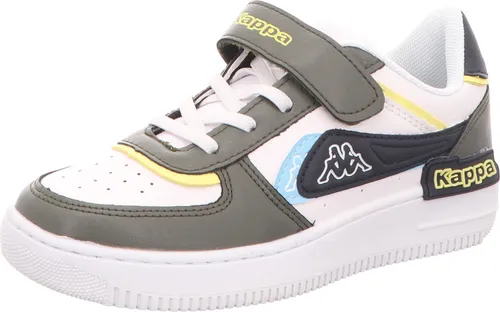 KAPPA Jungen-Slipper-Kletter-Sneaker Weiß-Grün in weiß von Fashioncenter GmbH