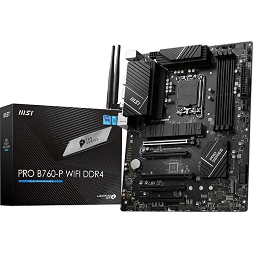 MSI PRO B760-P WIFI DDR4 (LGA 1700, Intel B760, ATX) (PRO B760-P WIFI DDR4)