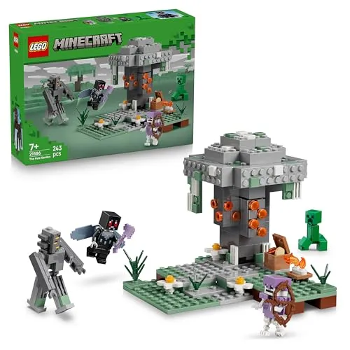 LEGO Minecraft Blasser Garten - Kreatives Spielset für Kinder ab 7 Jahren mit Figuren - Tauche ein in die Welt von LEGO Minecraft mit dem Set „Blasser Garten“. Enthält Minifiguren, Bäume und spannende Features für kreatives Spielen und Fantasie. Ideal für Minecraft-Fans und ein tolles Geschenk!