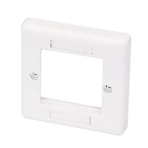 LINDY 60541 Wanddose 86x86mm UK für 2 Snap-In-Module und AV-Extender