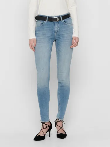 ONLY 7/8-Jeans ONLBlush mit Fransen - Casual Jeans mit High Waist und trendigen Fransen, ideal für einen lässigen Look. Material aus 94% Baumwolle sorgt für hohen Tragekomfort.