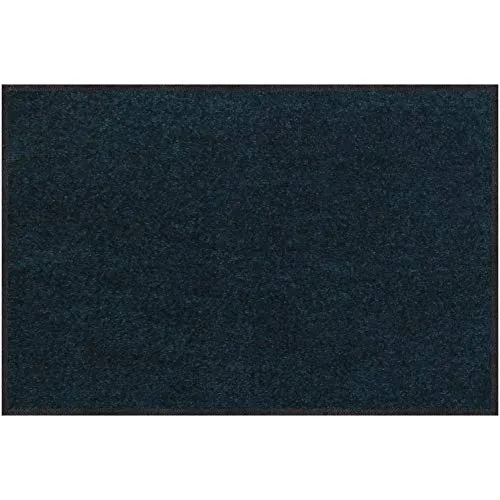 Salonloewe Premium Fußmatte in 50x75 cm, Petrol – Schmutzfangmatte für Innenbereich - Eingangsmatte mit gummibeschichteter Rückseite - waschmaschinenfester Fußabtreter