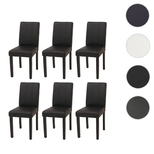 Mendler 6er-Set Esszimmerstuhl HWC-O65d, Küchenstuhl Polsterstuhl Lehnstuhl ~ Variantenangebot 3x111716