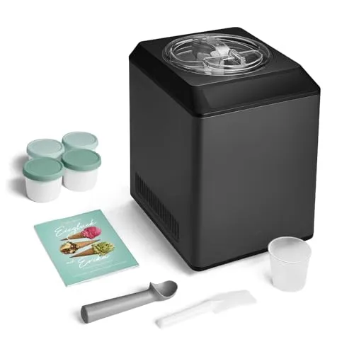 Springlane Eismaschine - Selbstkühlend mit Kompressor, 2,5L - Eismaschinen für kreative Eiskreationen, selbstkühlendes Kompressorsystem für perfekt cremige Eiscreme in nur 50 Minuten!