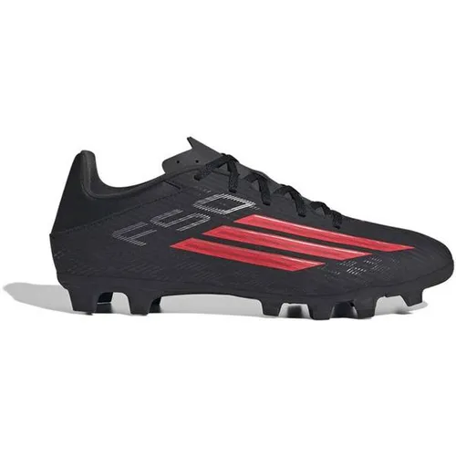 ADIDAS Herren Fussball-Rasenschuhe F50 CLUB FG/MG - Der F50 CLUB Fußballschuh für feste/gemischte Böden bietet optimale Kontrolle und schnelles Spiel. Mit atmungsaktivem Design und stylishen Akzenten ist er ideal für jeden Platz und unterstützt deinen perfekten Auftritt auf dem Spielfeld.