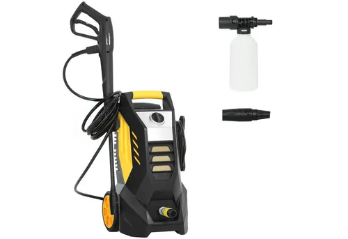 Novzep Hochdruckreiniger 135 Bar mit Aluminiumpumpe und 1800 W Leistung - Leistungsstarker Hochdruckreiniger mit 1800 W, max. Druck von 135 Bar und 540 L/h Durchfluss. Praktisches Zubehör-Set und verstellbare Düse für vielseitige Reinigungsaufgaben. Ideal für Fahrzeuge, Terrassen und mehr.