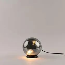 s.luce Tischlampe Orb, Anthrazit, 20x20 cm von s.luce