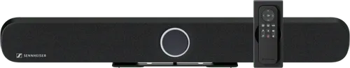 Sennheiser Teamconnect Bar M - All-in-One-Videobar für mittelgroße Räume - Konferenzsysteme mit 6 Mikrofonen und 4 Lautsprechern für erstklassige Audioqualität, einfaches Setup und hohe Flexibilität in Besprechungsräumen.