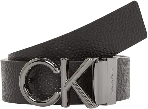 Calvin Klein ADJ/REV CK METAL BOMBE PB 35MM Gürtel Herren von Calvin Klein