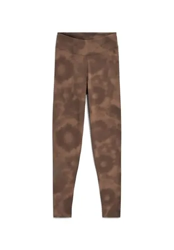 ARMEDANGELS Damen Leggings aus Bio-Baumwoll Mix FARIBAA Autumn Garden Fitted Pale Umber