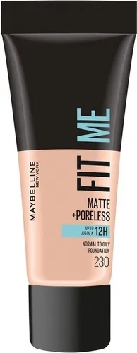MAYBELLINE NEW YORK Foundation FIT ME! MATTE + PORELESS MAKE-UP, für einen natürlich mattierten Teint, leichte bis mittlere Deckkraft