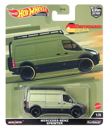 Produktbild Mercedes-Benz Sprinter Deutschland Design 2022 Car Culture 1:64 Hot Wheels HCJ96