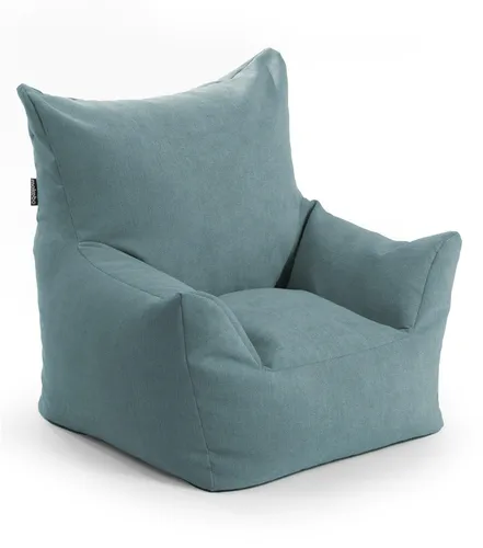 mokebo Kindersessel Der Pausenheld (Petrol) - Sessel für Kinder, ergonomisch und bequem, ideal zum Lesen und Entspannen mit hochwertigem Bezug aus Cord oder Webstoff.