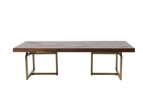 Dutchbone Couchtisch CLASS mit Fischgrät Platte 120 x 60 cm von Dutchbone