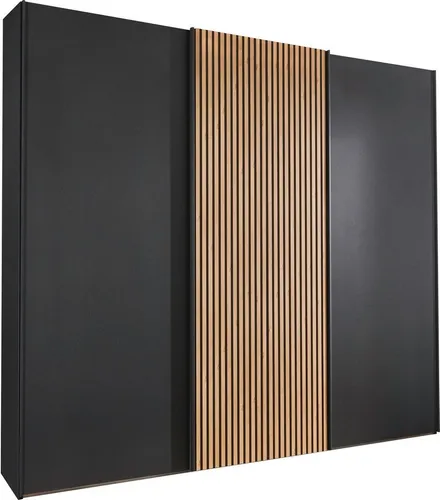 WIEMANN Kleiderschrank Denver hochwertige Beschläge in schwarz von WIEMANN