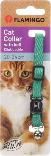 Katze Halsband Elza Grün 20-34cm 10mm