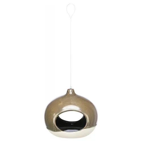 Trixie Vogelfutter-Bowl waldgrün hängend 120 ml 12x14x12 cm für Wildvögel